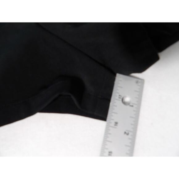 Abercrombie & Fitch Size 6 Romper Jumpsuit Black 3/4 Sleeve Zip Back Crossover - Picture 11 of 16